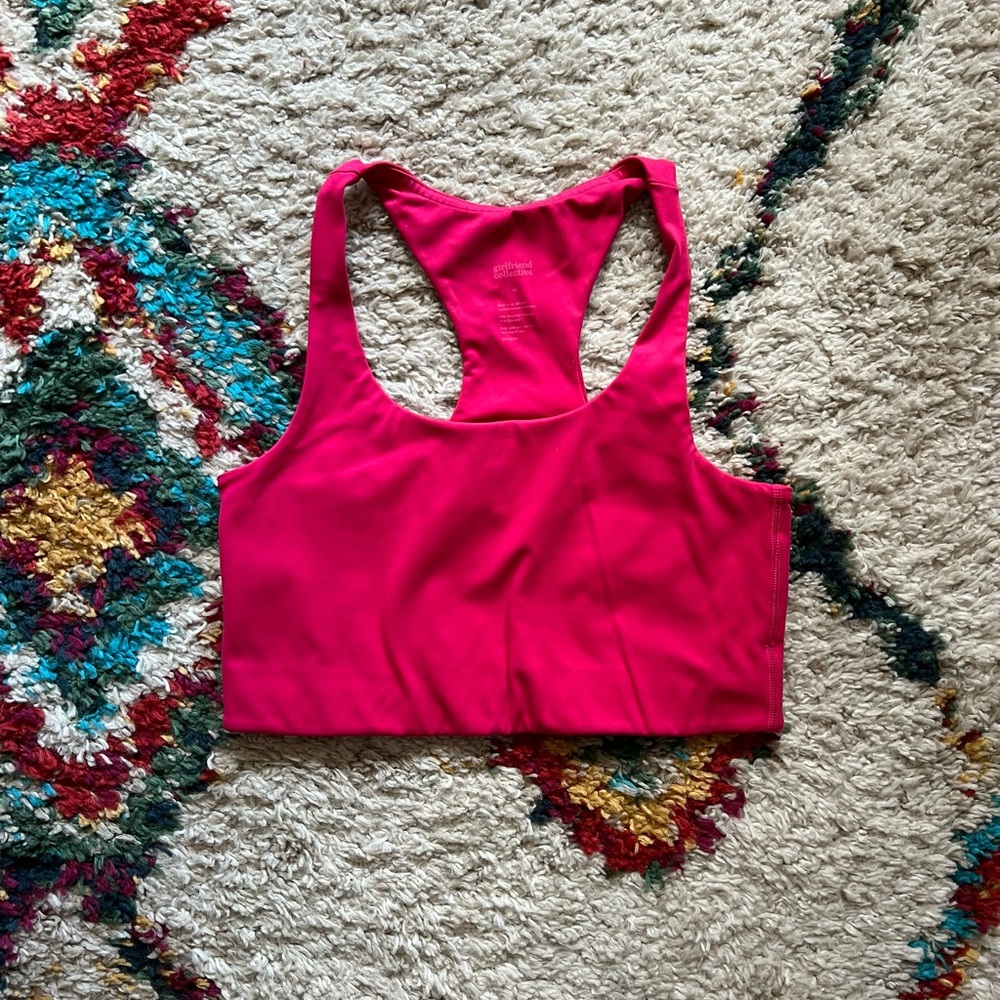 Girlfriend Collective pink Paloma bra